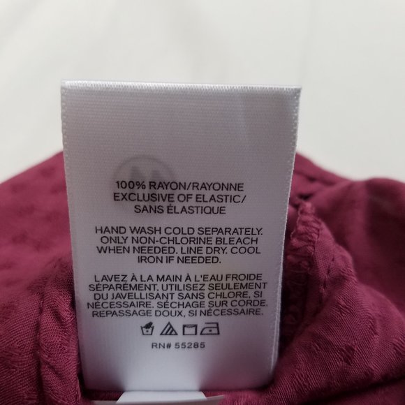 Express Shirt Womens Large Top New Smocked Cuff Long Sleeve Button Up Blouse - Picture 8 of 11